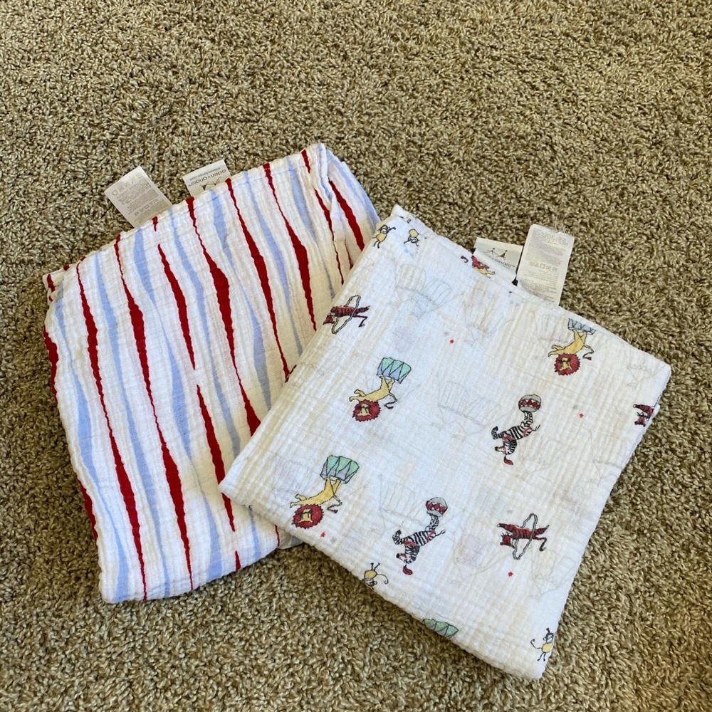 Aden + Anais Muslim swaddle blankets
